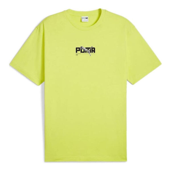 

Футболка animal graphic t-shirt 'lime green' Puma, зеленый