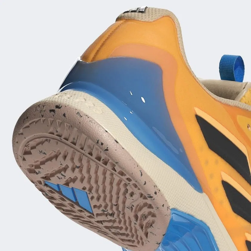 Кроссовки для тенниса Adidas Avacourt 2.0, цвет Semi Spark/Core Black/Blue Burst — фото 3
