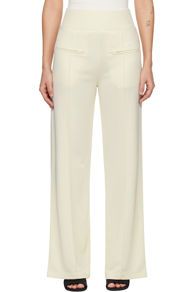 

Брюки спортивные Interlock Courrèges, цвет natural