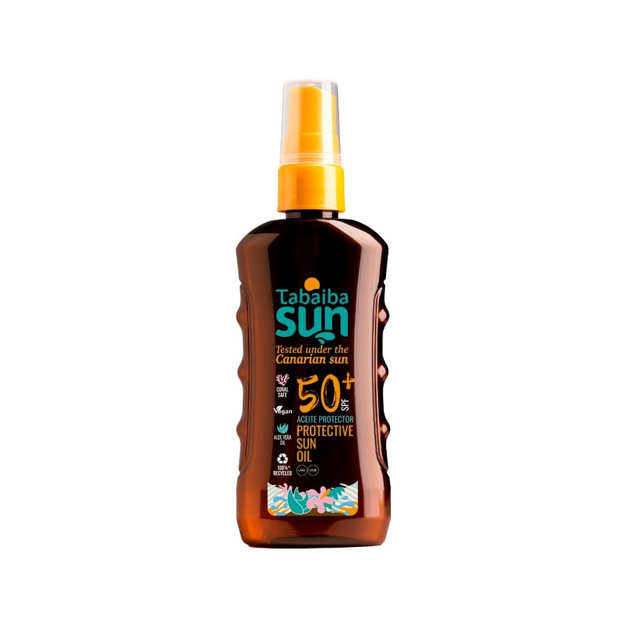 

TabaibaSun, Защита от солнца, Масло для загара с алоэ SPF 50+