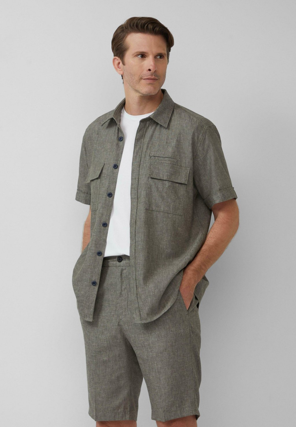 

Рубашка REGULAR FIT s.Oliver BLACK LABEL, цвет Olivgrün