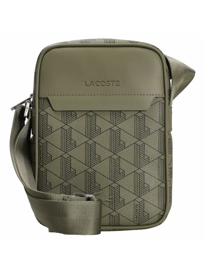 

Сумка через плечо Lacoste 215 cm, цвет mono kaki noir