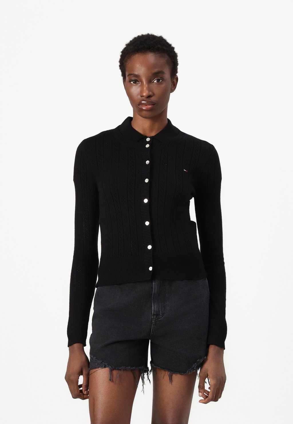 

Кардиган CREW NECK CARDIGAN Tommy Jeans, черный