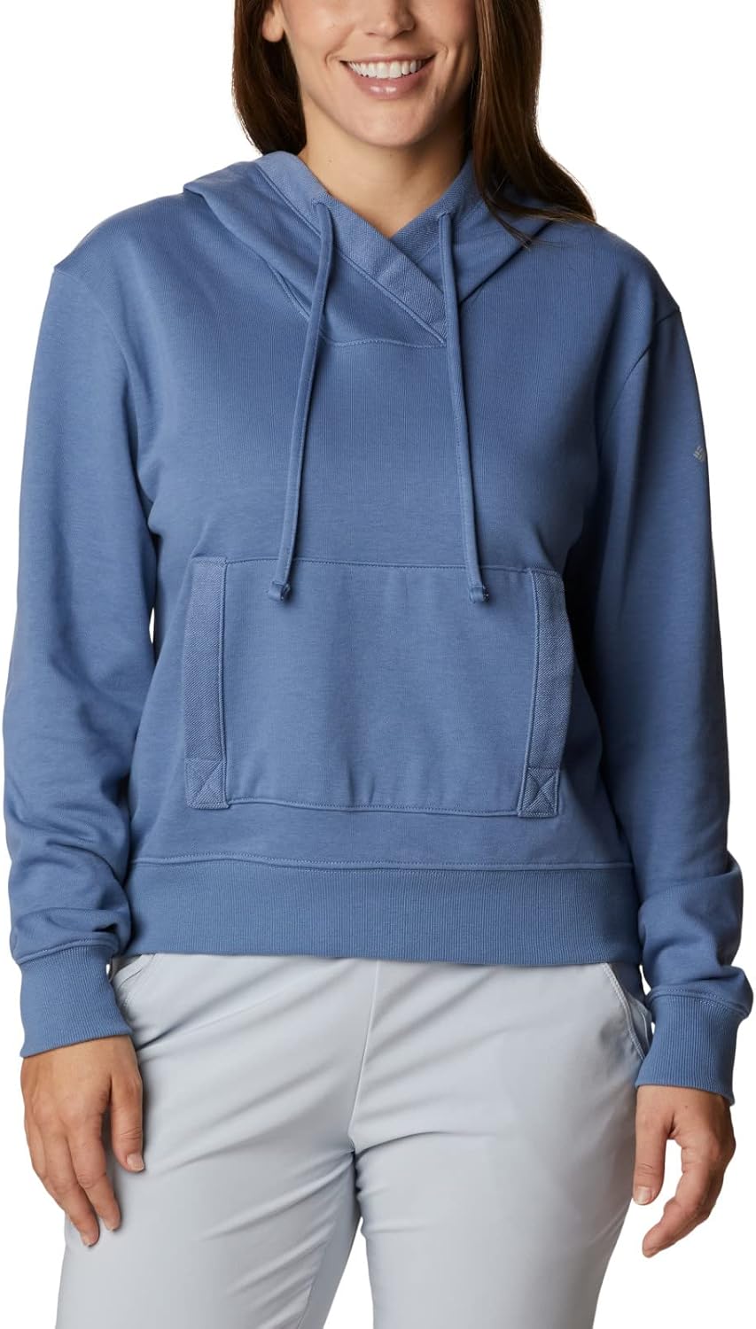 

Columbia Women's Slack Water French Terry Hoodie, Bluestone