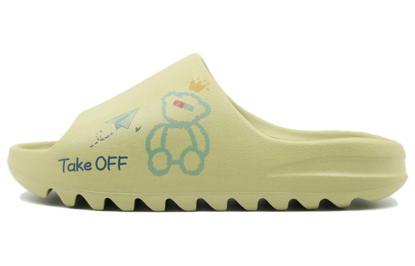 

Шлепанцы Yeezy Slide унисекс зеленые Adidas Originals