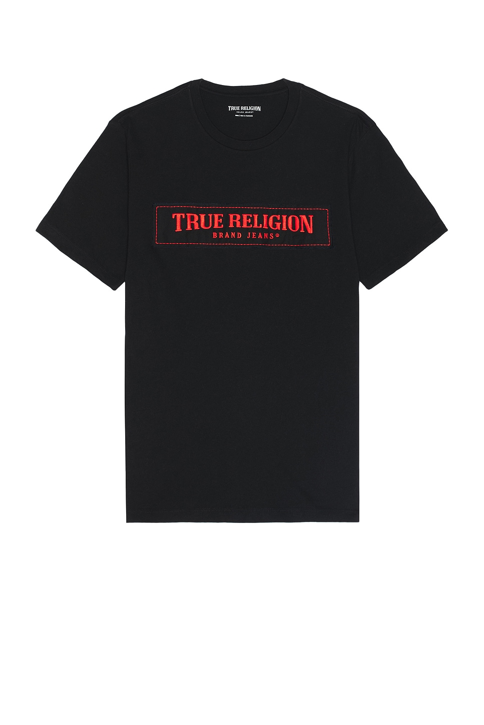 

Футболка с потертой аркой True Religion, черный