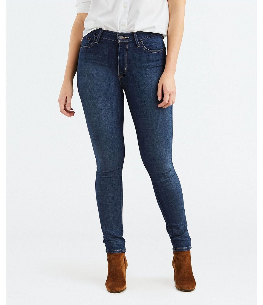 

Джинсы скинни Levi's 721 с высокой посадкой, синий