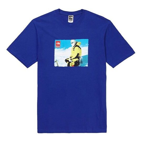 

Футболка fw18 the north face photo royal tee Supreme, синий