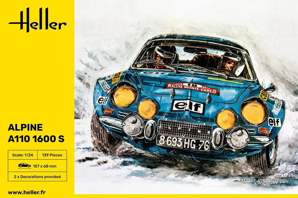 

Alpine A110 (1600) 1:24 Хеллер 80745 Heller