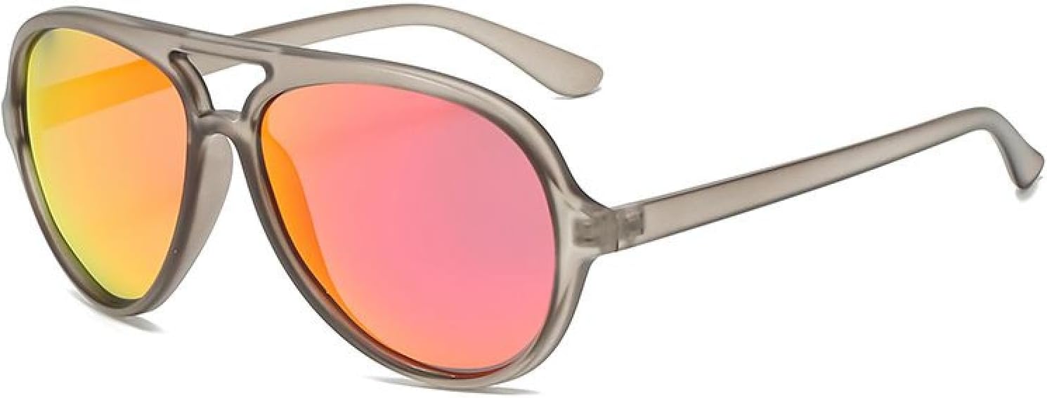 

Классические солнцезащитные очки в стиле ретро, ​​маленькие солнцезащитные очки для мужчин и женщин, модные очки с защитой от УФ-излучения 400 для вождения TKKTLLT, Grey Red