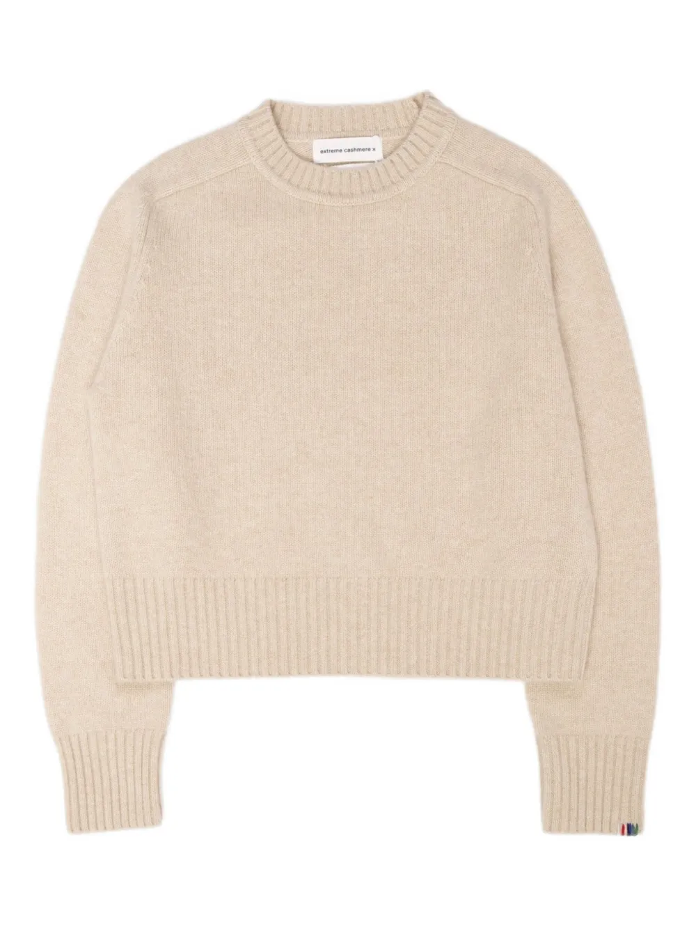 

Кашемировый свитер с круглым вырезом extreme cashmere, нейтральный