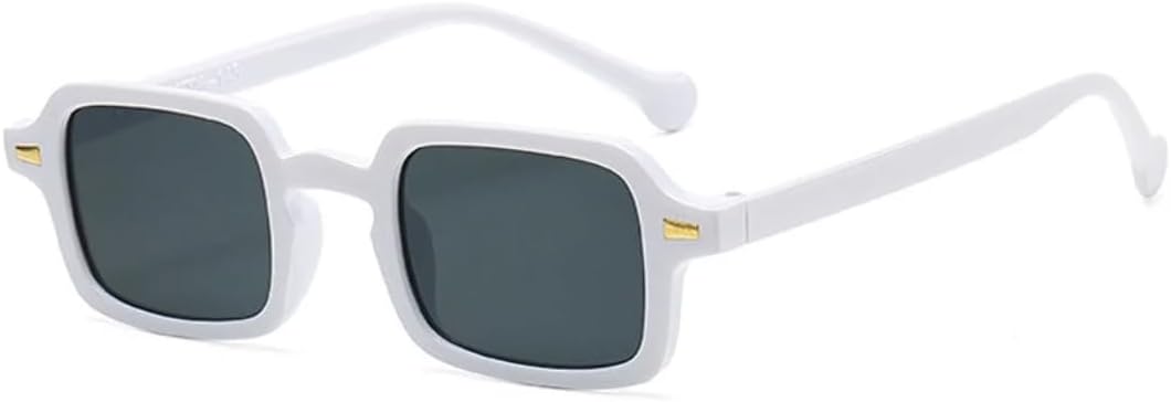 

Солнцезащитные очки с защитой UV400 | Линзы Punk Rivets конфетного цвета | Для женщин и мужчин, для занятий спортом на открытом воздухе и путешествий DSVIGF, White Gray