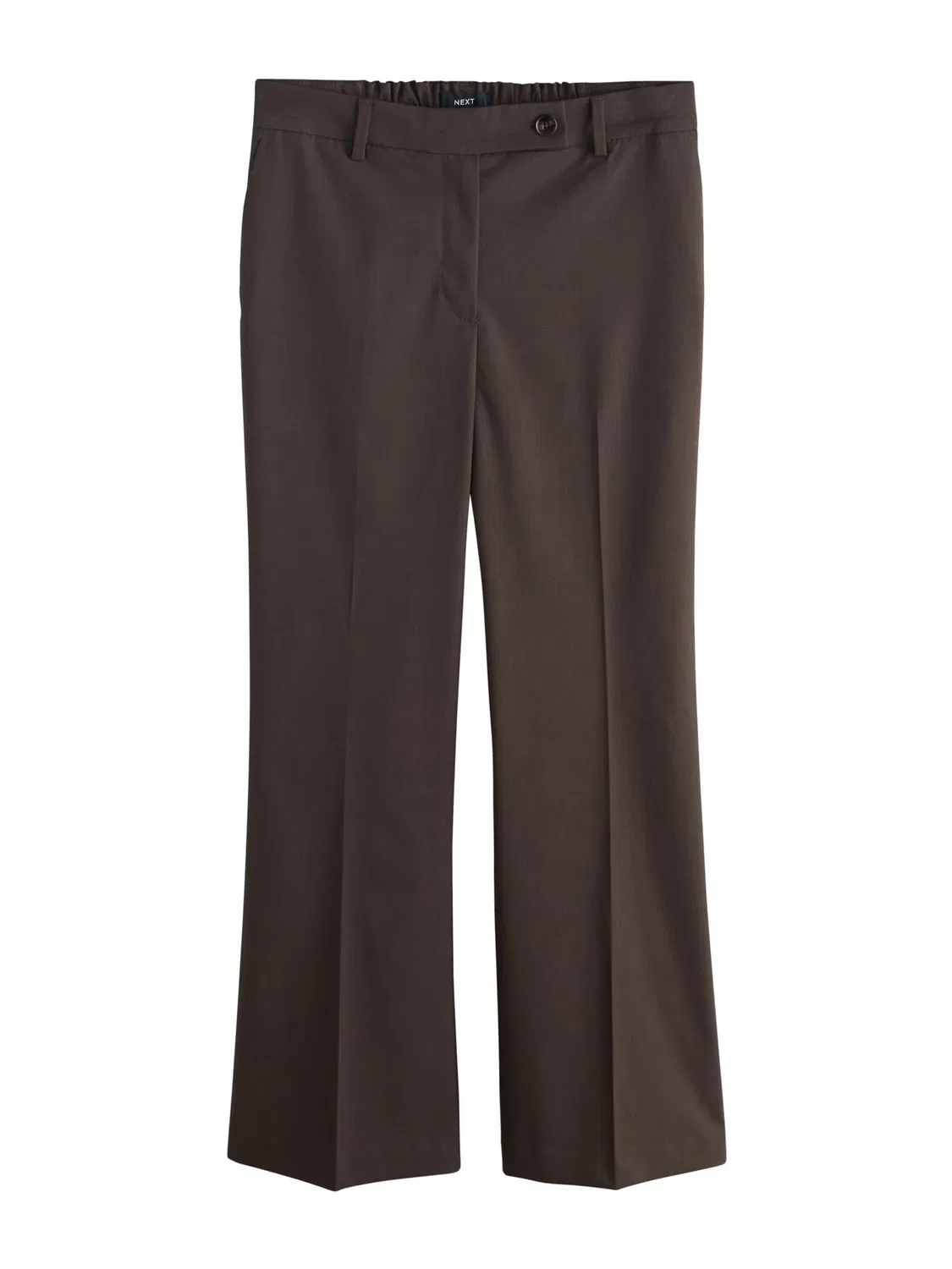 Брюки-клеш с плиссировкой Next, коричневый