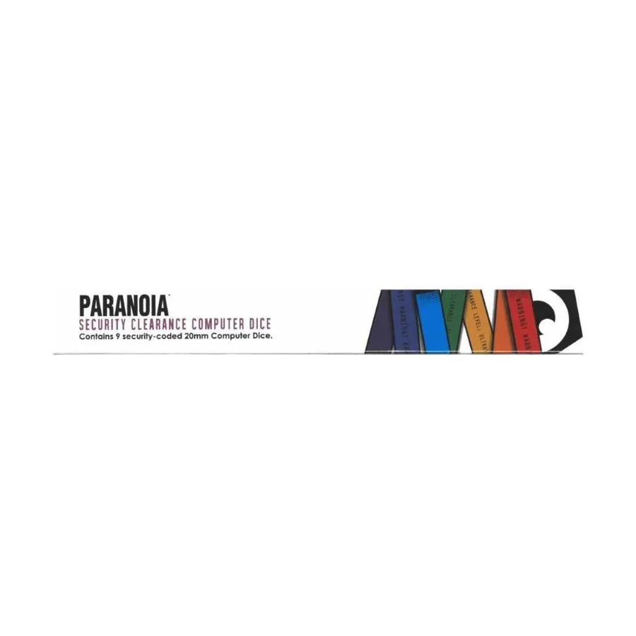 

Компьютерные кости с допуском к безопасности, Paranoia - Red Clearance Edition