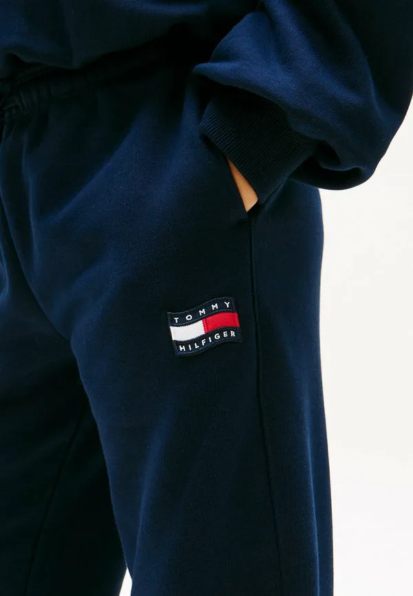 Спортивные брюки прямого кроя с волнистым флагом Tommy Hilfiger, Dark Blue — фото 4