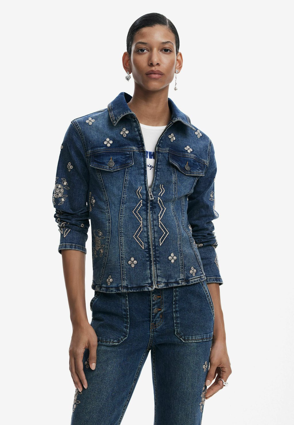 

Джинсовая куртка Desigual, синий