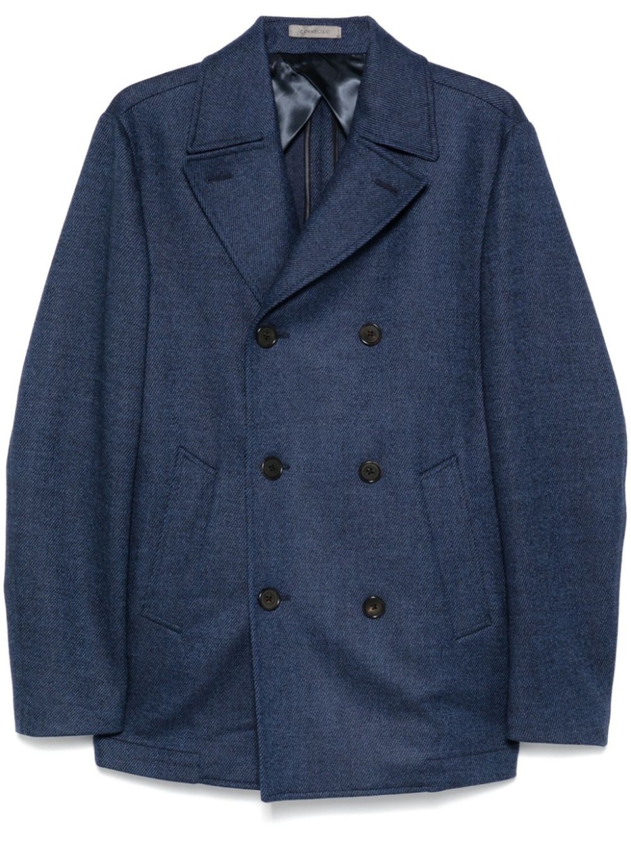 

Corneliani бушлат в полоску, синий