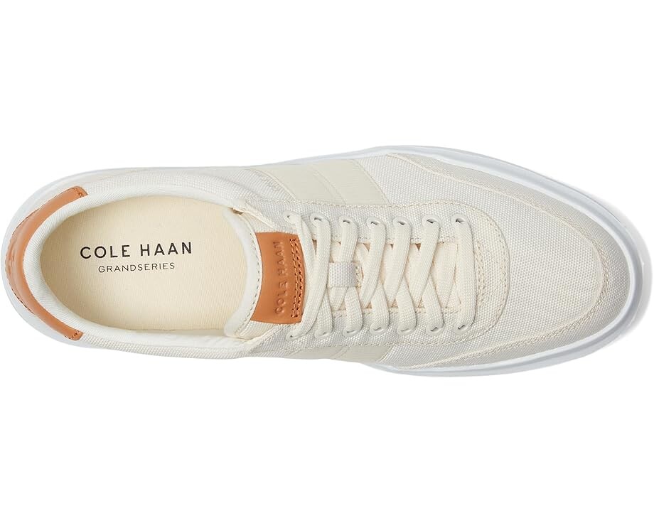 Кроссовки Cole Haan Grandpro Rally Canvas II, цвет Ivory/Natural Tan/Optic White — фото 2