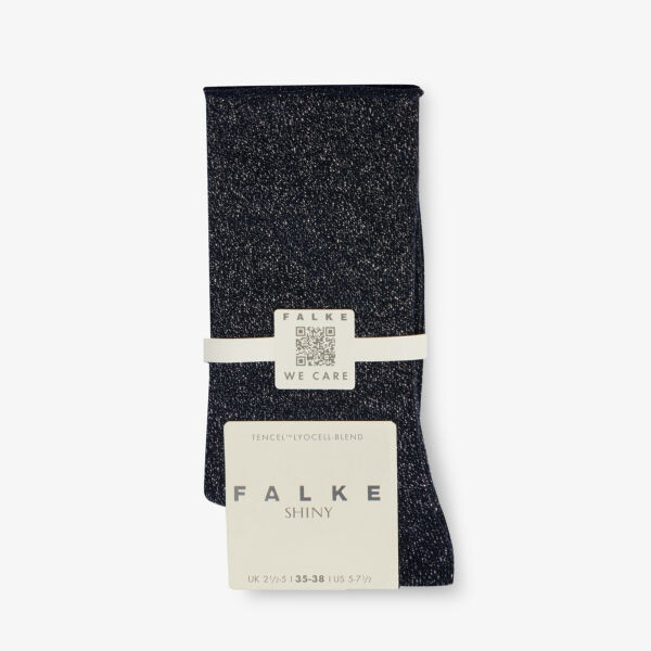 

Носки длиной до середины голени Shiny-Finish из переработанной полиамидной смеси Falke, синий
