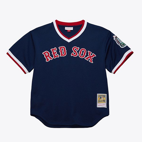 

Мужская футболка для тренировок Boston Red Sox Nomar Garciaparra в синем цвете Mitchell & Ness