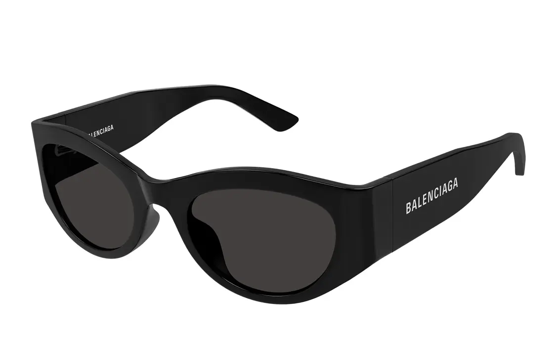 

Солнцезащитные очки Balenciaga Cat Eye с широкими дужками, черный