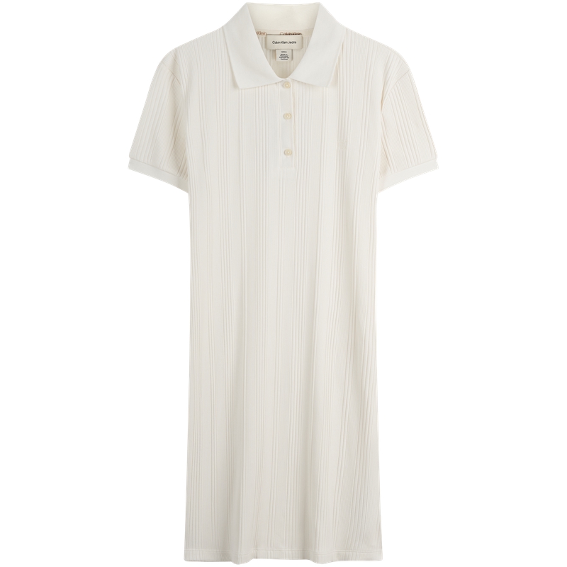 

Женское платье с коротким рукавом Calvin Klein, слоновая кость