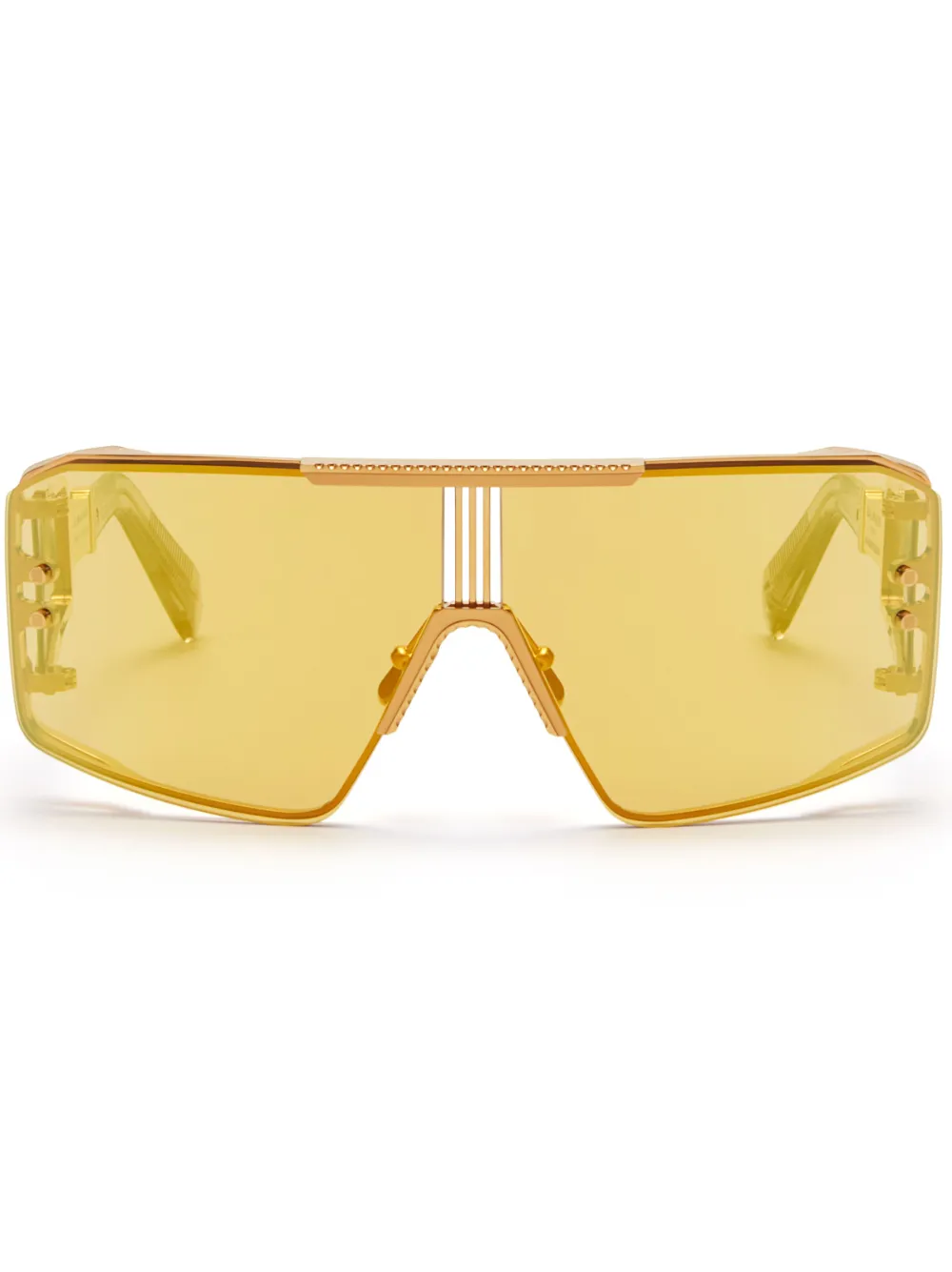 

Солнцезащитные очки Le Masque с затемненными линзами Balmain Eyewear, желтый