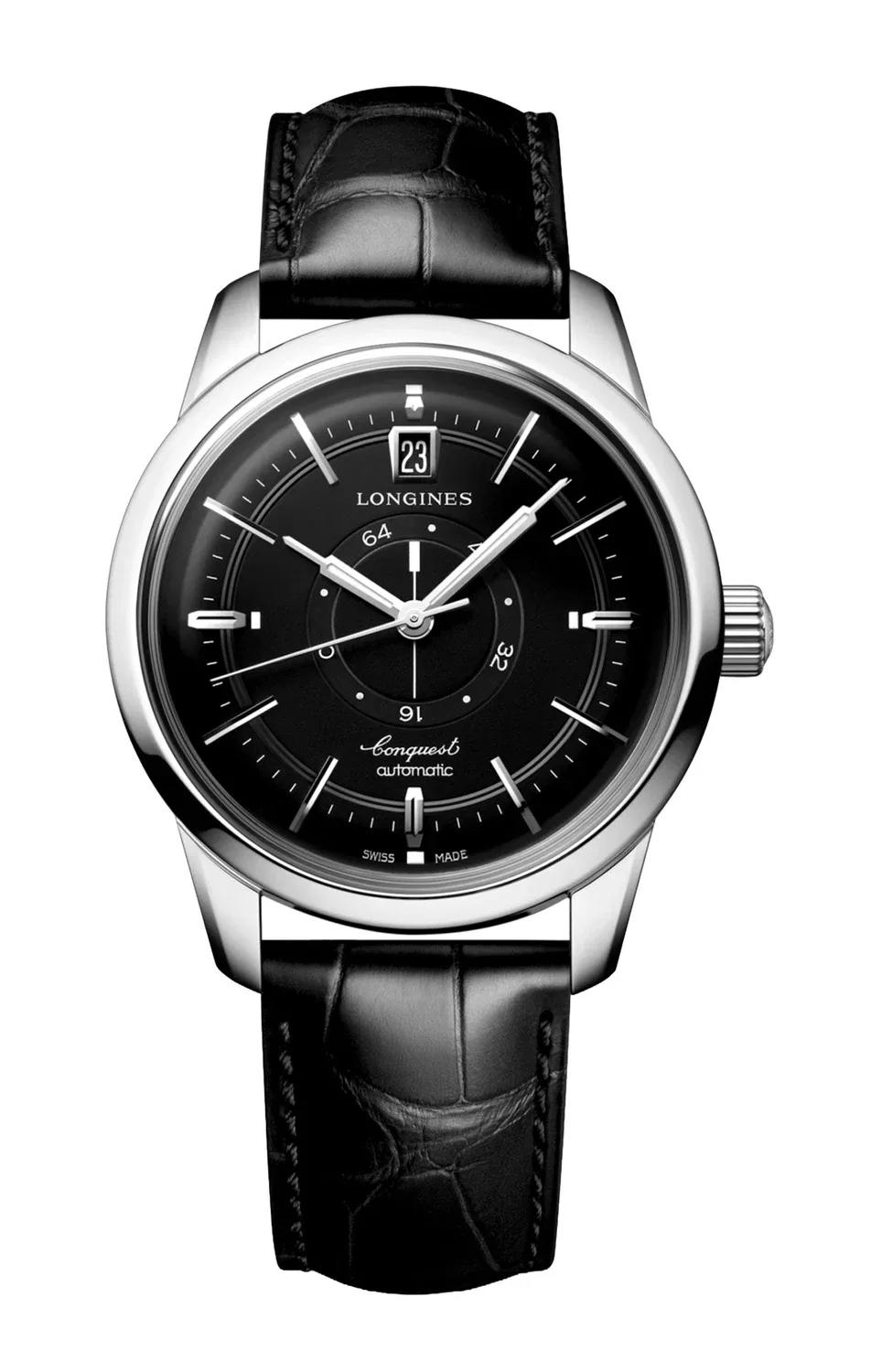 CONQUEST HERITAGE С ЦЕНТРАЛЬНЫМ ИНДИКАТОРОМ ЗАПАСА ХОДА - L1.648.4.52.2 LONGINES, золотой