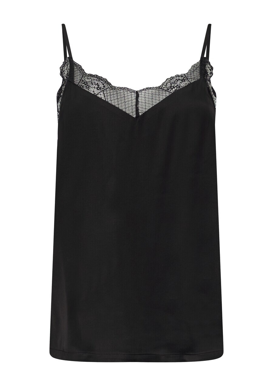 

Кружевной топ s.Oliver Top, черный
