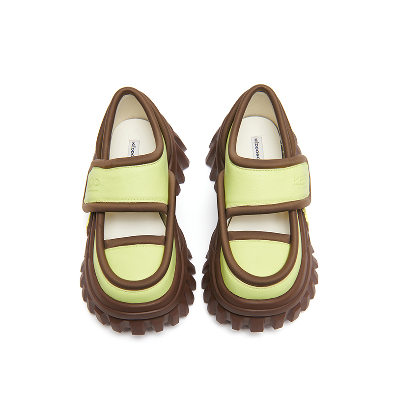 KEDDO Туфли Casual Shoes женские желто-коричневые, цвет Yellow Brown — фото 4