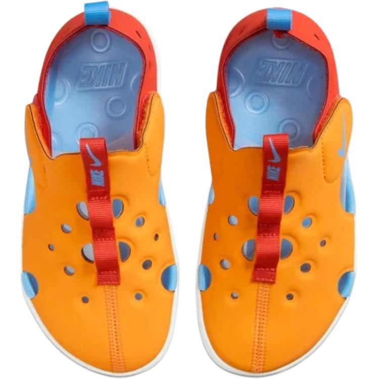 Сандалии Sunray Protect 4 для детей дошкольного возраста Nike, оранжевый/красный/синий — фото 4
