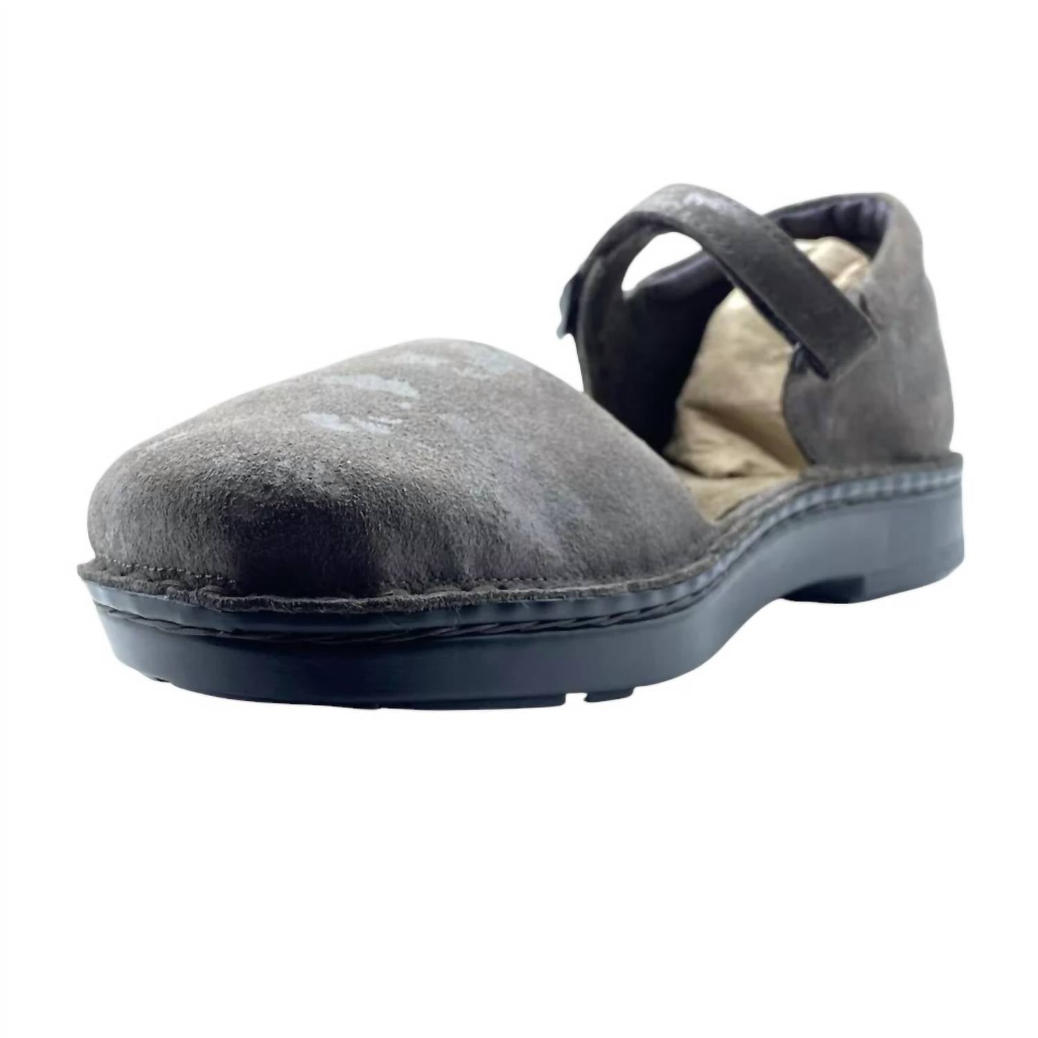 Мюли женские NAOT, цвет grey marble suede — фото 3
