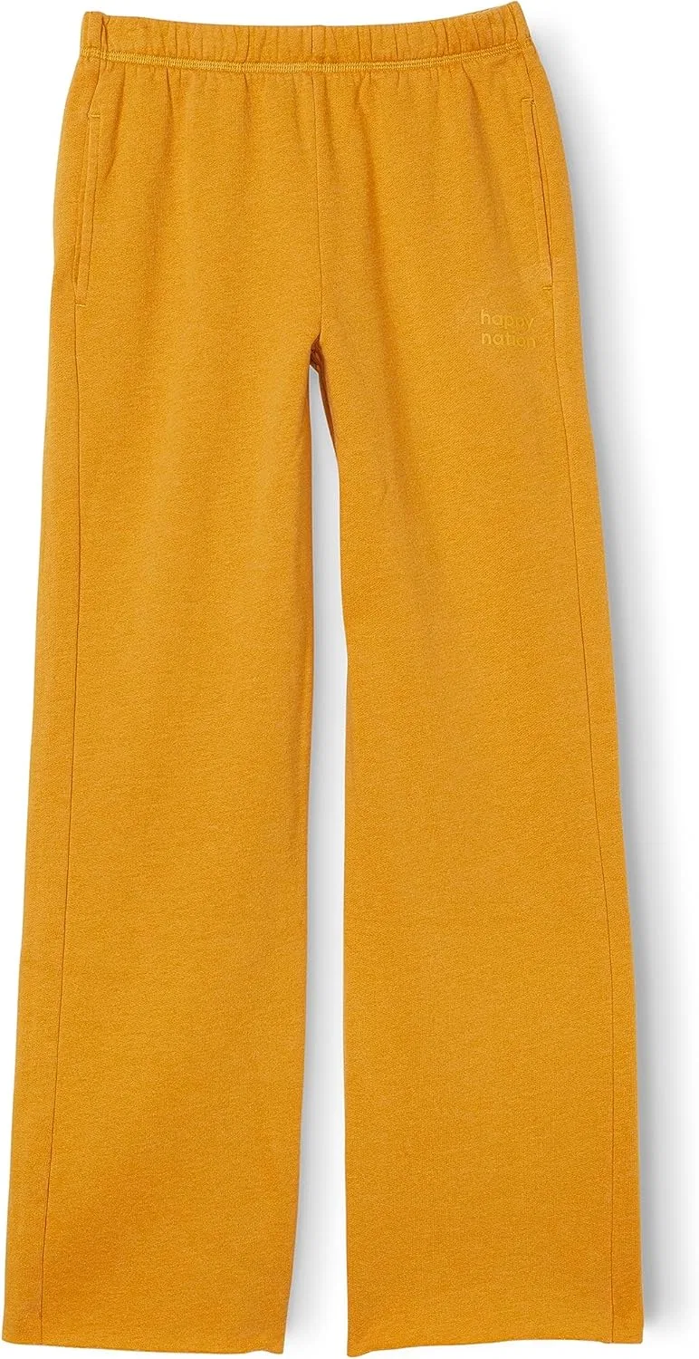 Спортивные штаны Happy Nation Girls' Happy Nation Wide Leg, Marigold