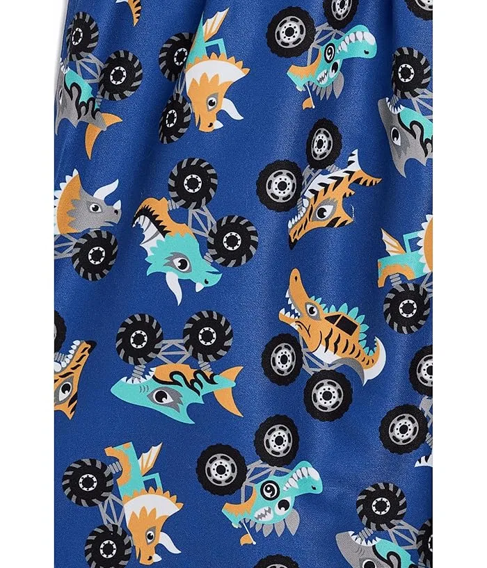 Плавки Truck Boardshorts Deux par Deux, Blue Printed Trucks — фото 3