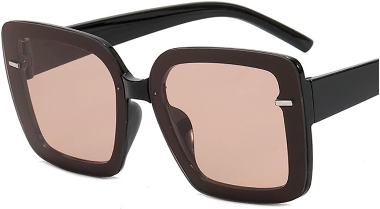 

Модные квадратные солнцезащитные очки в крупной оправе для уличной стрельбы, декоративные, для мужчин и женщин, для отдыха на природе (Цвет: F, Размер: 1) MTZJH, One Color