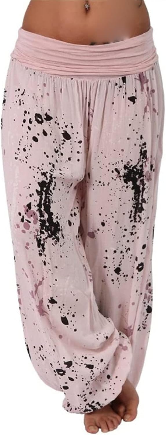 

Женские брюки-палаццо Maiyifu-GJ с принтом, широкие, свободного кроя, повседневные, пляжные, шаровары, летние, мягкие, мешковатые, для дома, Pink, Розовый, Женские брюки-палаццо Maiyifu-GJ с принтом, широкие, свободного кроя, повседневные, пляжные, шарова