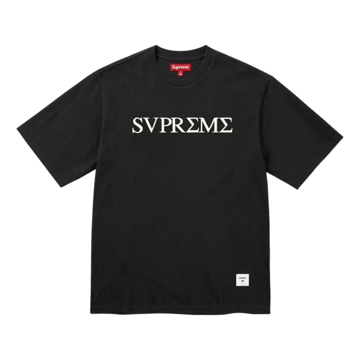 Футболка Supreme SS26 Greek S/S 'Black' SUP-SS26-290-BLK, черный