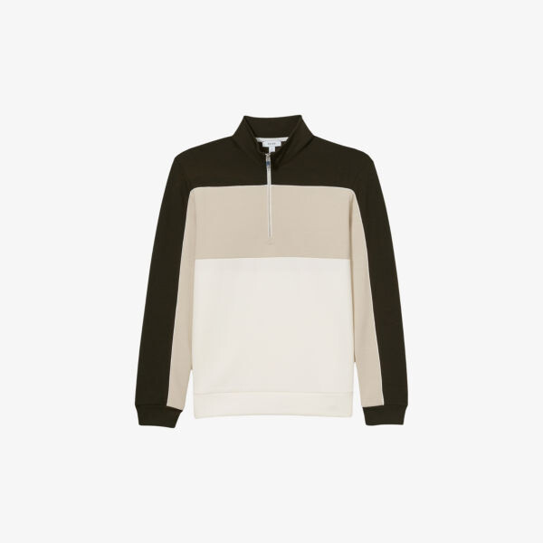 

Толстовка Katoon из трикотажного полотна с цветными блоками Reiss, зеленый