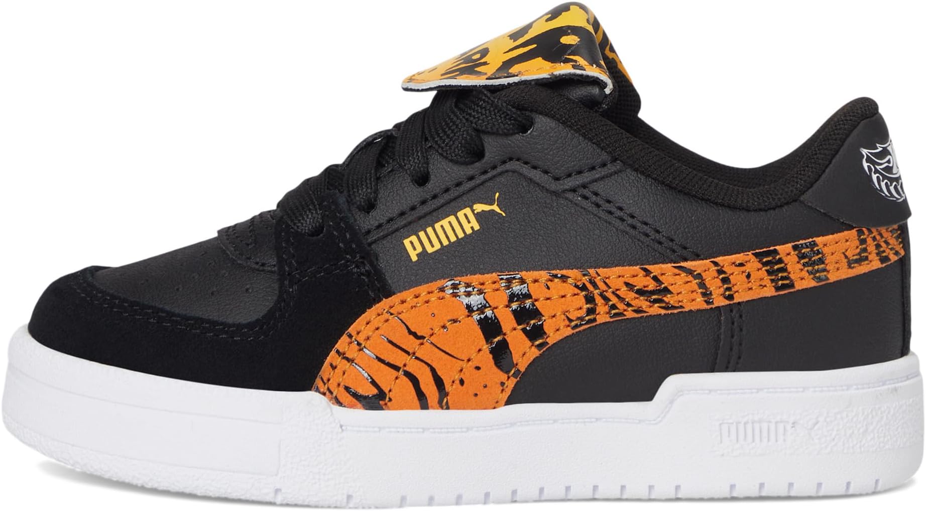 Кроссовки PUMA Kids Ca Pro Hot Wheels Shoes, цвет Black/Orange Glo — фото 4