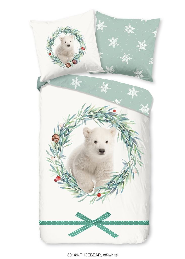 

Детское постельное белье Good Morning Белый медведь - 135x200 см - фланель/бобр Muller Textil