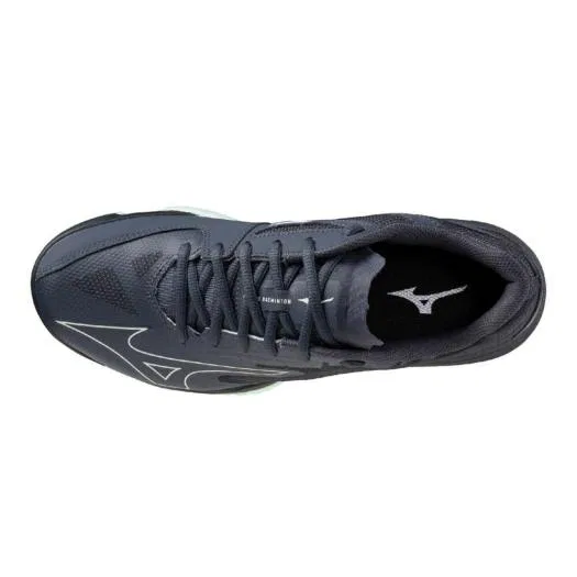 Кроссовки для бадминтона «Wave Claw EL2 Wide» от Mizuno, Light Gray X White X Green — фото 4