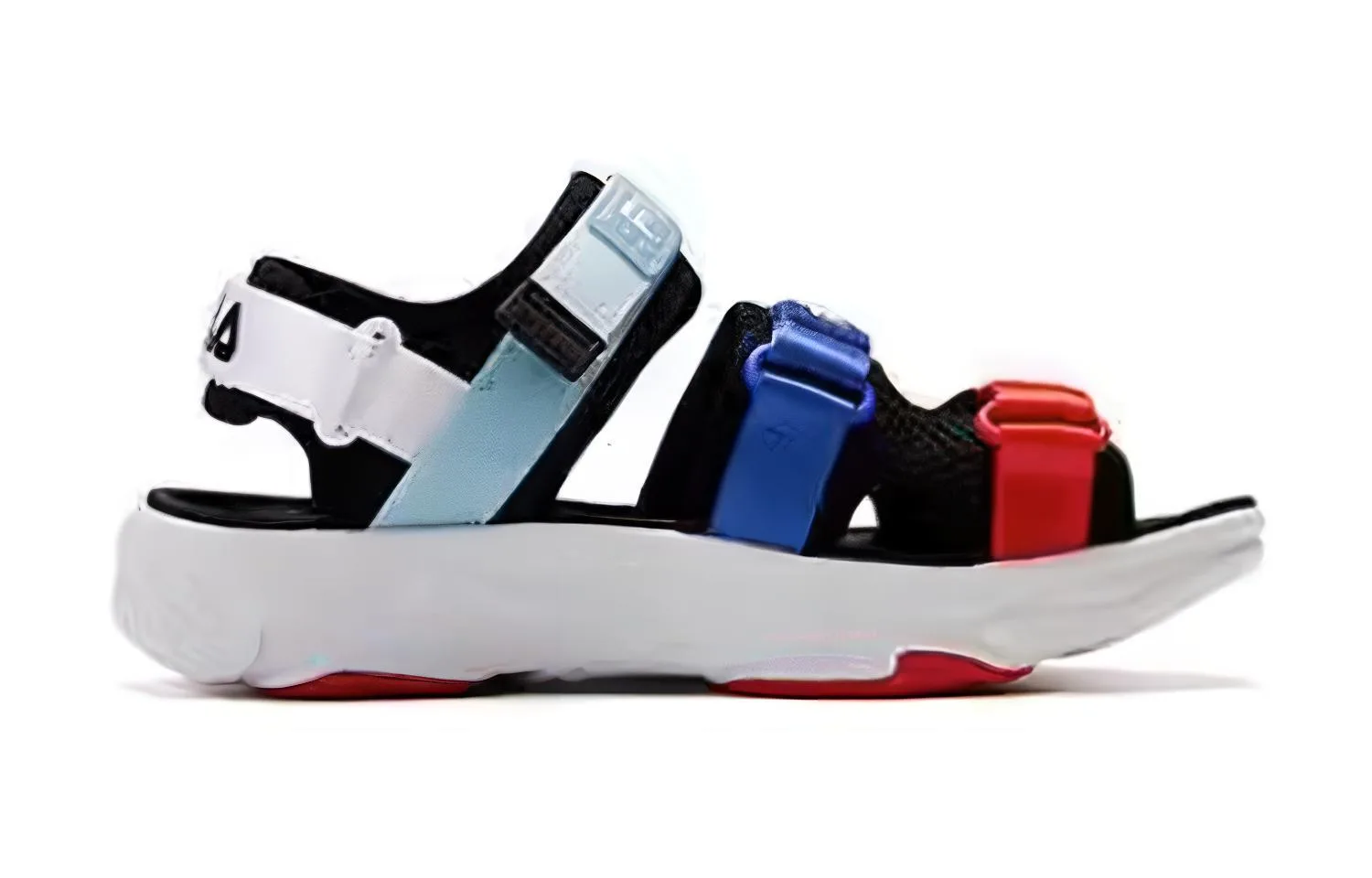 FILA KIDS Детские сандалии anti kick черные огненно-красные — фото 3