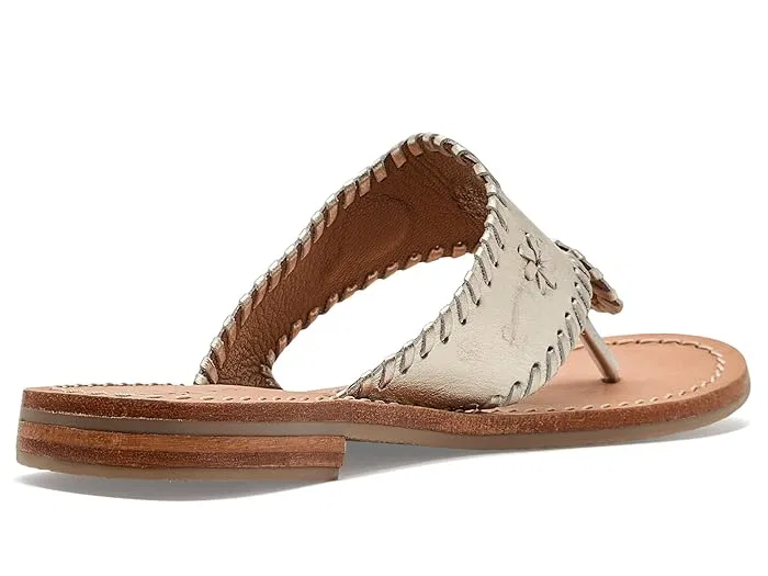 Сандалии Jacks Flat Sandals Jack Rogers Kids, Platinum — фото 4