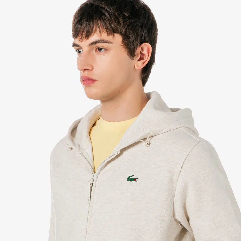 Куртка-поло Lacoste Technical Pique Set Up, мужская, бежевый — фото 2