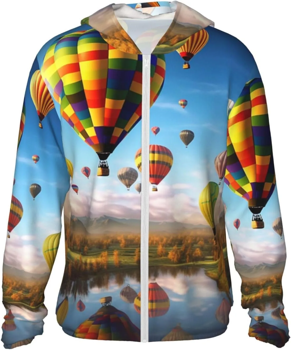 

Легкая куртка UPF 50+ с капюшоном и молнией LHBWCVN