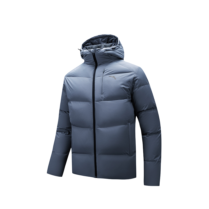 

ANTA Мужская куртка пуховик в клетку серый, Chessboard Gray