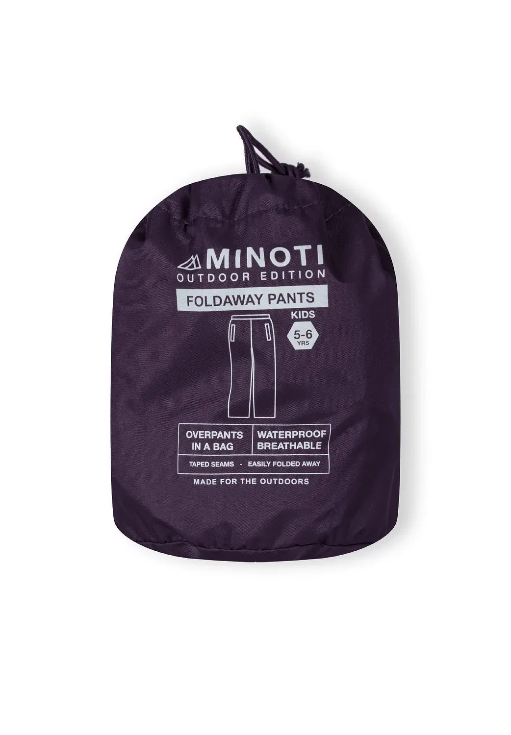 Комплект из 2 предметов: дождевые штаны 27KMPANT1 фиолетового цвета Minoti — фото 4