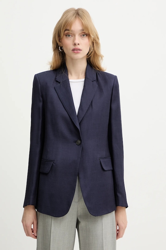 

Льняной жакет emme by Marella, темно-синий