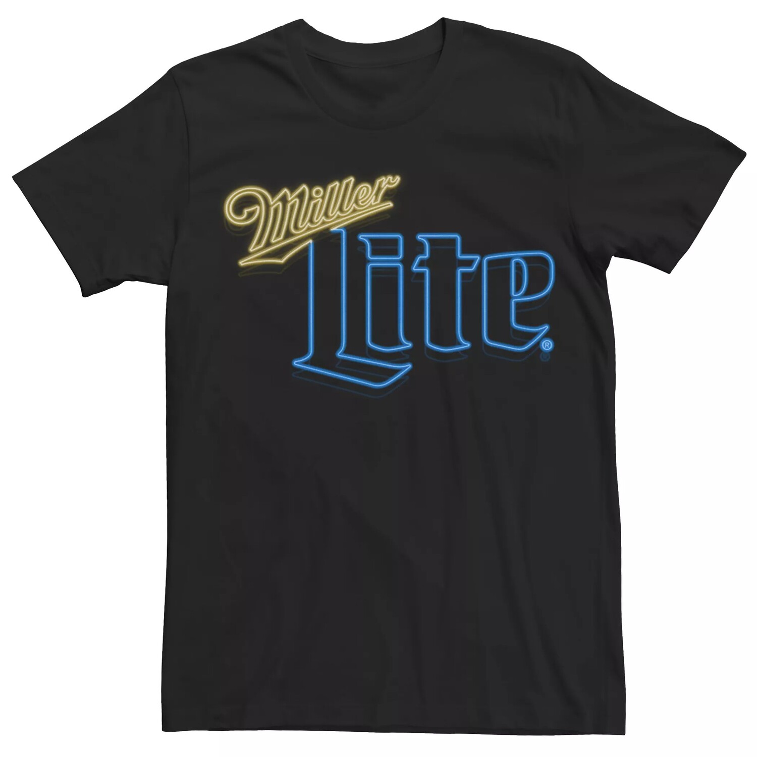 

Мужская футболка с рисунком Miller Lite Licensed Character