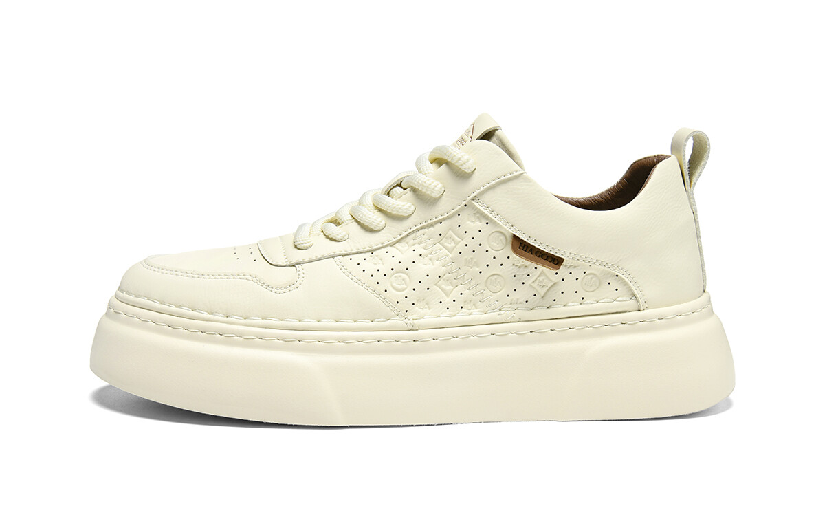 

Кроссовки мужские Lifestyle Shoes Men Low-Top Hla, цвет White Gray